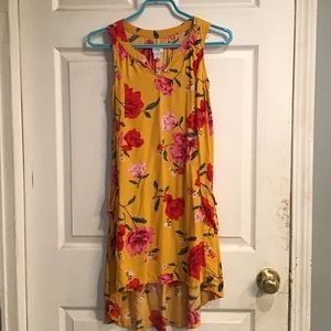 Girls yellow floral old navy dress